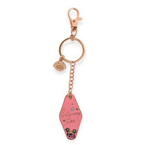 Getaway Car Motel Key Keychain